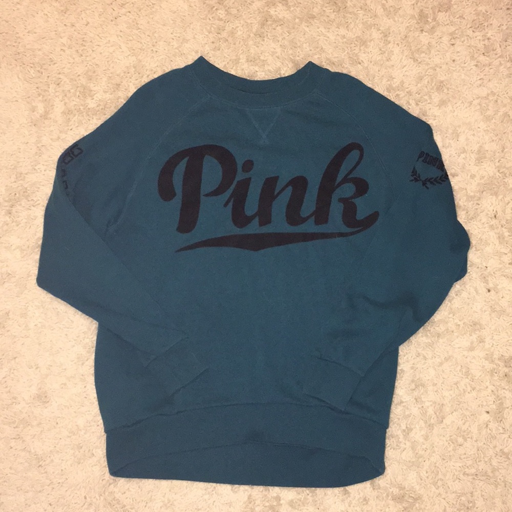 Teal PINK pullover